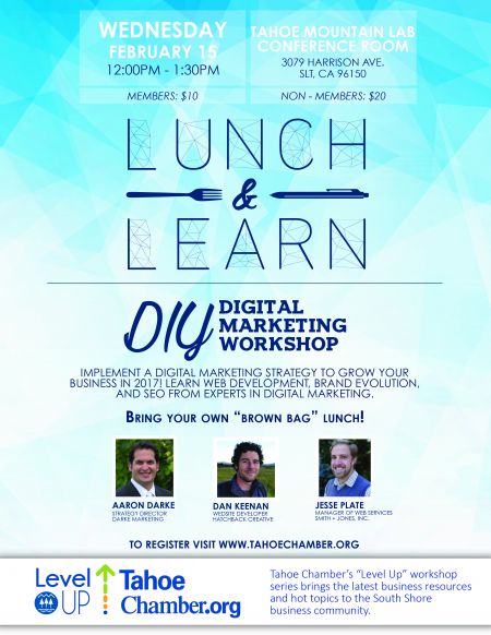 Tahoe Chamber, Level UP: DIY Digital Marketing Workshop