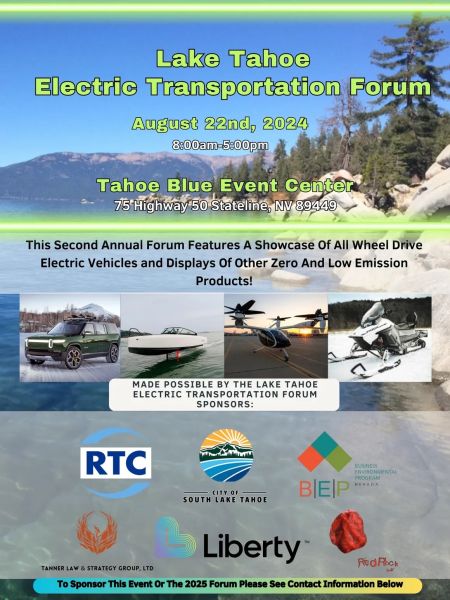 Keep Tahoe Blue, Lake Tahoe Electric Transportation Forum