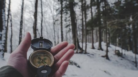 Tahoe Rim Trail Association, Winter Navigation with a Map and Compass