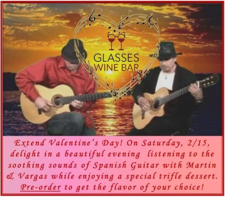 Glasses Wine Bar, Live Music with Martin & Vargas