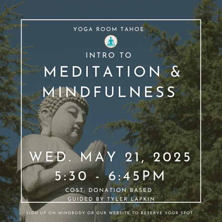 The Yoga Room, Intro to Mindfulness & Meditation