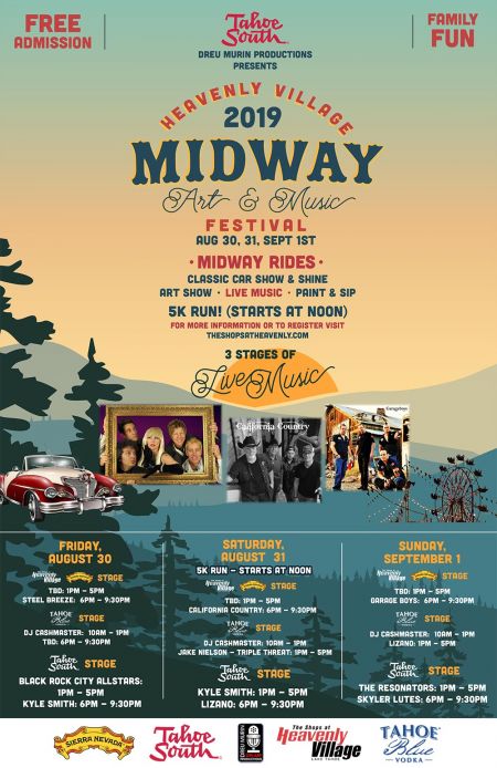 Shops at Heavenly Village, 2019 Midway At & Music Festival