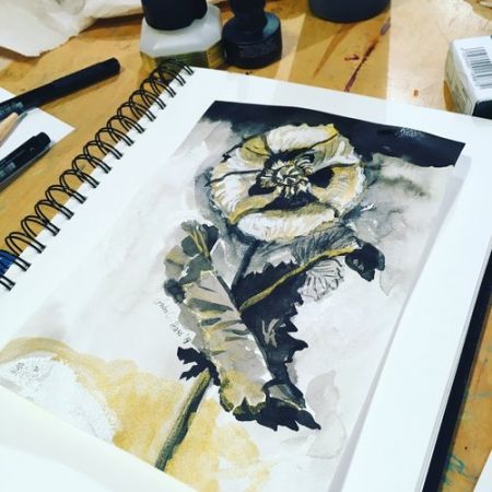 Atelier, Mixed Media Nature Drawing