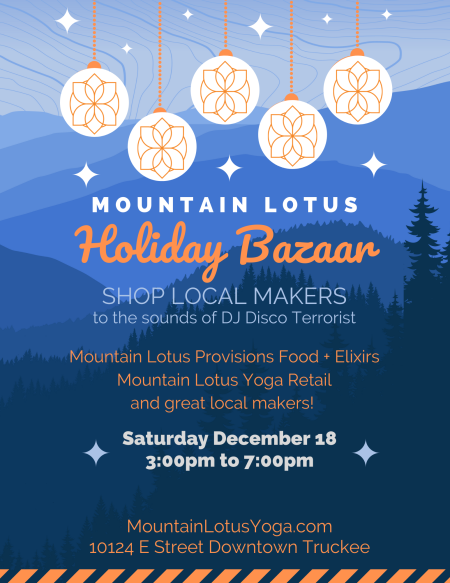 Mountain Lotus Provisions, Mountain Lotus Holiday Bazaar