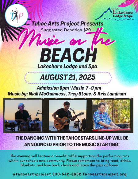 Tahoe Arts Project, Music on the Beach
