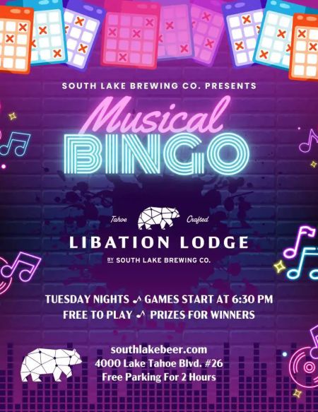 South Lake Brewing Company, Musical Bingo
