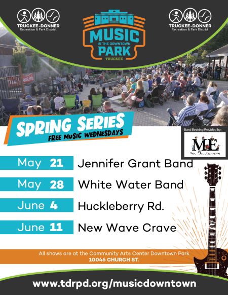 Truckee Donner Recreation & Park District, Music in the Downtown Park