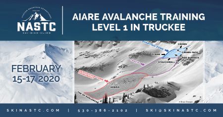 North American Ski Training Center, AIARE Avalanche Training Level 1 in Truckee
