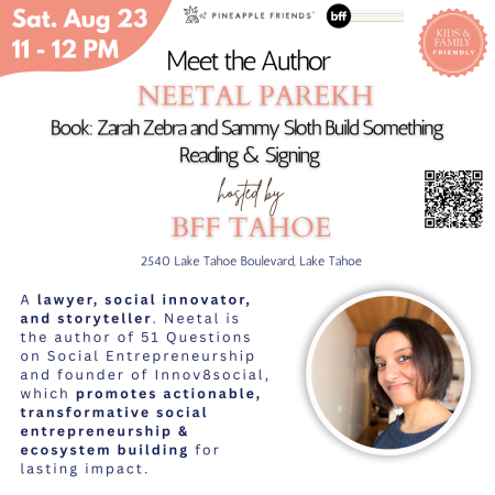 BFF Tahoe, Meet The Author - Neetal Parekh