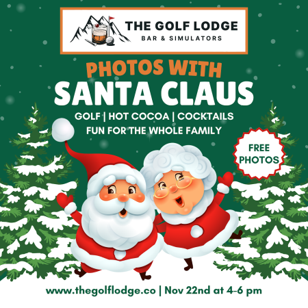 The Golf Lodge Bar & Simulators, Photos with Santa