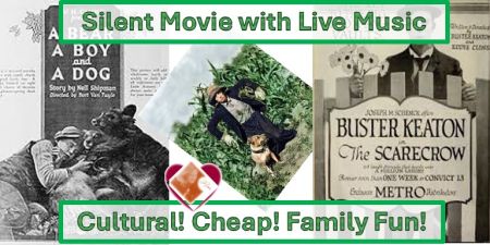 Pizza Piano, Dogs, Frogs and a Bear! Silent Movie Night w/ Live Music & Sound Effects