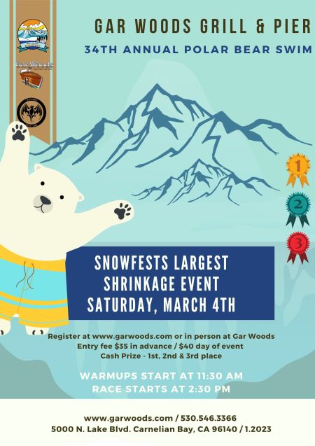 Gar Woods Grill & Pier, 34th Annual Famous Polar Bear Swim