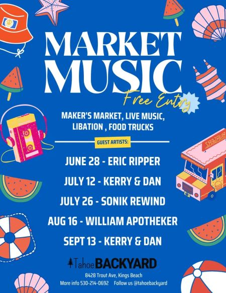 Tahoe Backyard, Market Music