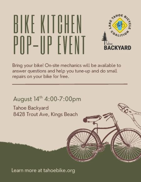 Tahoe Backyard, Bike-Kitchen Pop Up