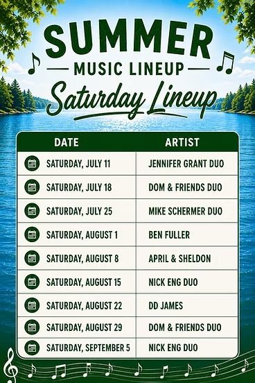 Bowl Incline, Summer Saturdays Live Music