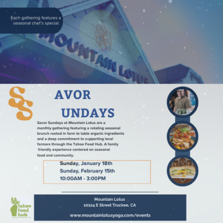 Mountain Lotus Yoga, Savor Sundays