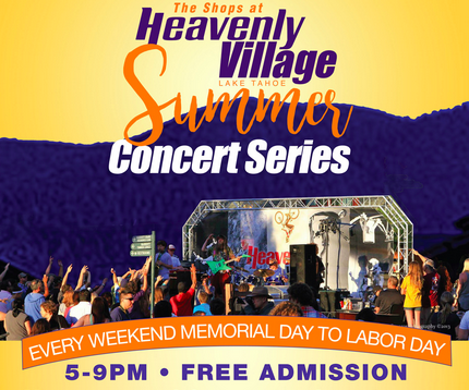 South Lake Tahoe Events, The Shops at Heavenly Free Summer Concert Series