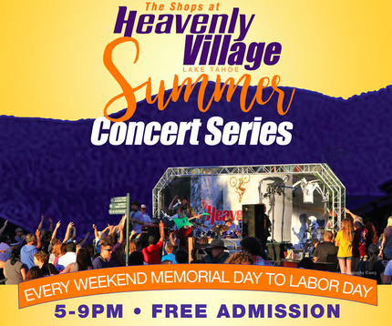 The Shops At Heavenly Free Summer Concert Series South Lake Tahoe Events Lake Tahoe Events