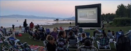 South Tahoe Public Utility District, Movies on the Beach