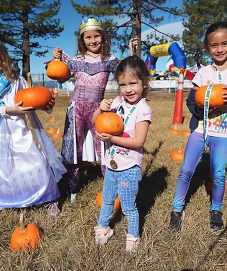 Lake Tahoe Marathon, Kids Super Hero Pumpkin Runs