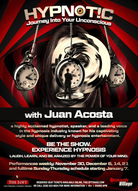 The Loft Theatre, Hypnot!c: Journey Into Your Unconcious