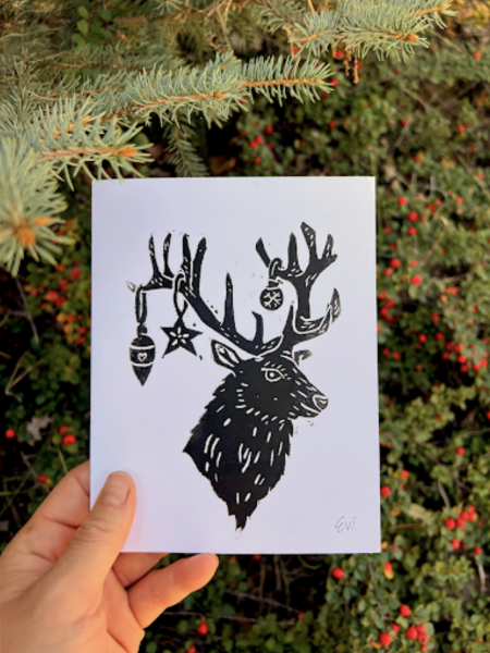 Evi Studio Art, Holiday Card Printmaking (South Lake Tahoe)