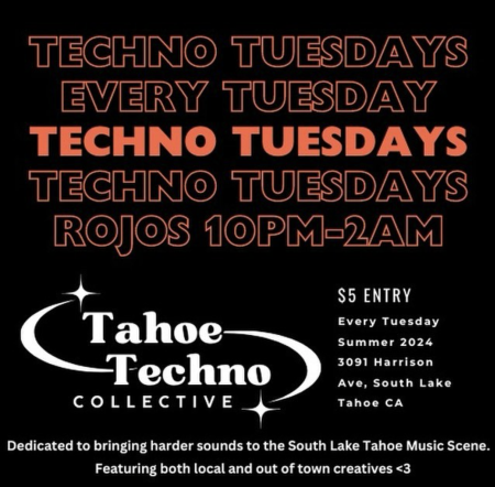 Rojo's Tavern, Techno Tuesdays