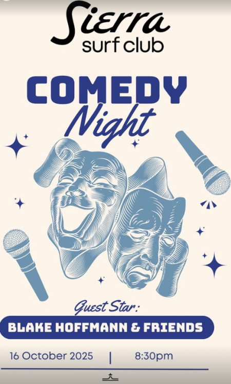Sierra Surf Club, Comedy Night with Blake Hoffman & Friends