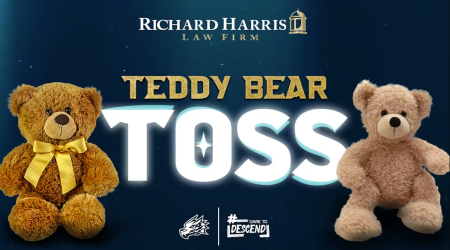 Tahoe Knight Monsters, Teddy Bear Toss: Tahoe Knight Monsters vs. Rapid City Rush