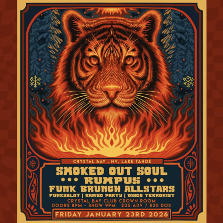 Crystal Bay Casino, Smoke Out Soul ~ Rumpus ~ Funk Brunch Allstars