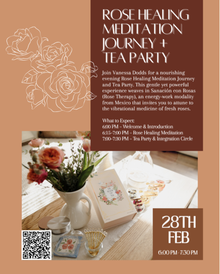 The Alchemy Space Truckee, Rose Healing Meditation Journey + Tea Party