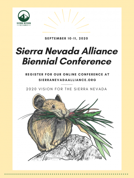 Sierra Nevada Alliance, Sierra Nevada Alliance Virtual Conference