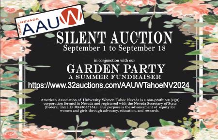 AAUW Tahoe-NV, A Silent Auction Extraordinaire