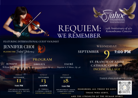 Tahoe Philharmonic Orchestra & Chorus, Requiem: We Remember Concert