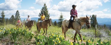 Tahoe Donner, Trail Rides with Kansas Carradine