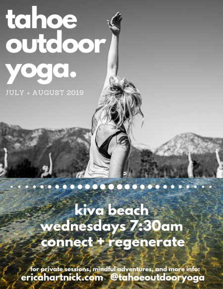 Tahoe Outdoor Yoga, Kiva Beach Community Yoga