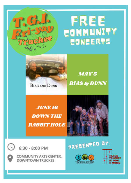 Truckee Donner Recreation & Park District, T.G.I. Fri-Yay Free Community Concerts