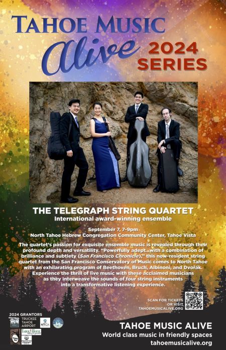 Tahoe Music Alive, Telegraph Quartet