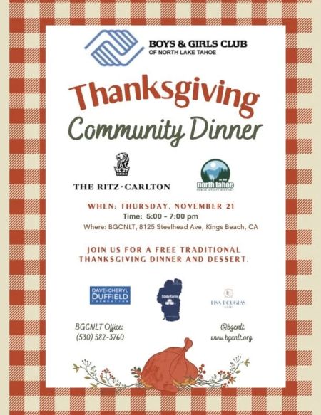 Northern Lights Festival, Thanksgiving Community Dinner