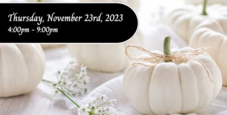 Manzanita Thanksgiving Prix Fixe Dinner