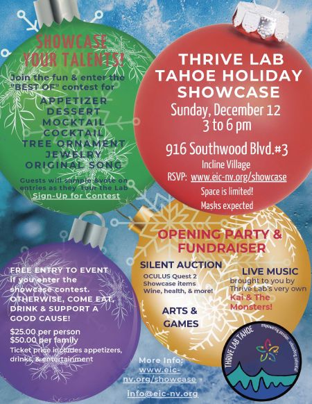 Education Innovation Collaborative, Thrive Lab Holiday Showcase