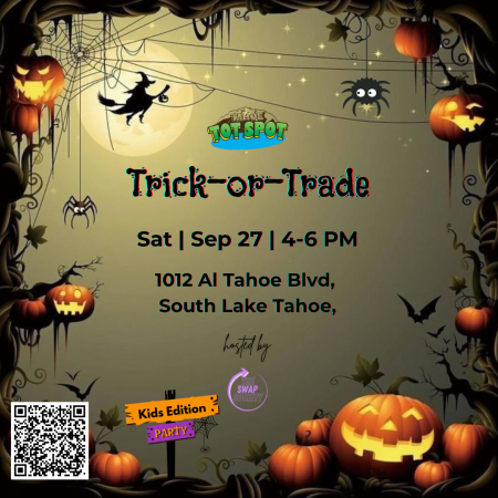 BFF Tahoe, Trick or Trade – Clothing Swap - Kids Edition