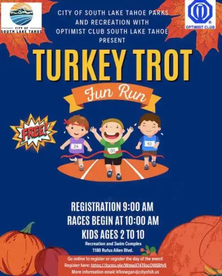 City of South Lake Tahoe, Turkey Trot Fun Run