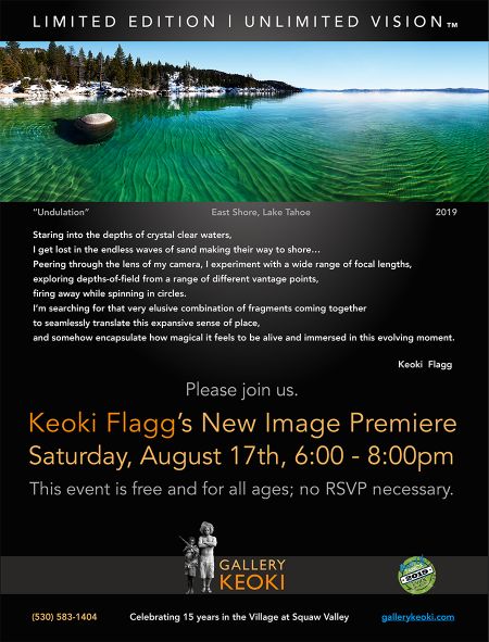 Gallery Keoki, Keoki Flagg summer artist reception and new image unveiling