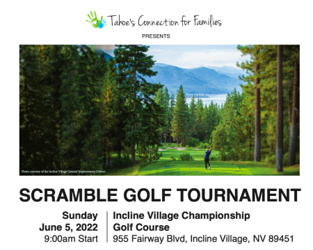 Scramble Golf Tourney Graphic