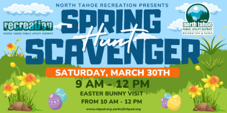 North Tahoe Recreation & Parks, Spring Scavenger Hunt