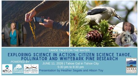 Sierra State Parks Foundation, Tahoe Talks on the Water: Exploring Science in Action...