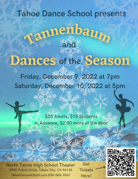 Tahoe Dance School, Tannenbaum and Dances of the Season