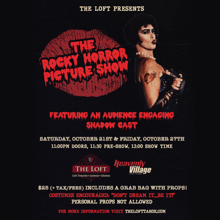 The Loft Tahoe Rocky Horror Picture Show