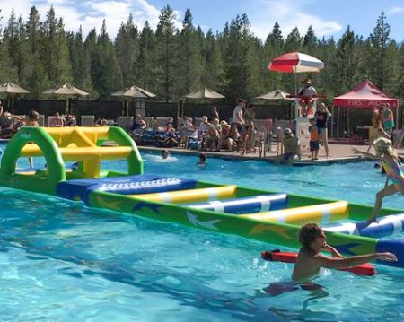 Tahoe Getaways, Wibit Floating Obstacle Course